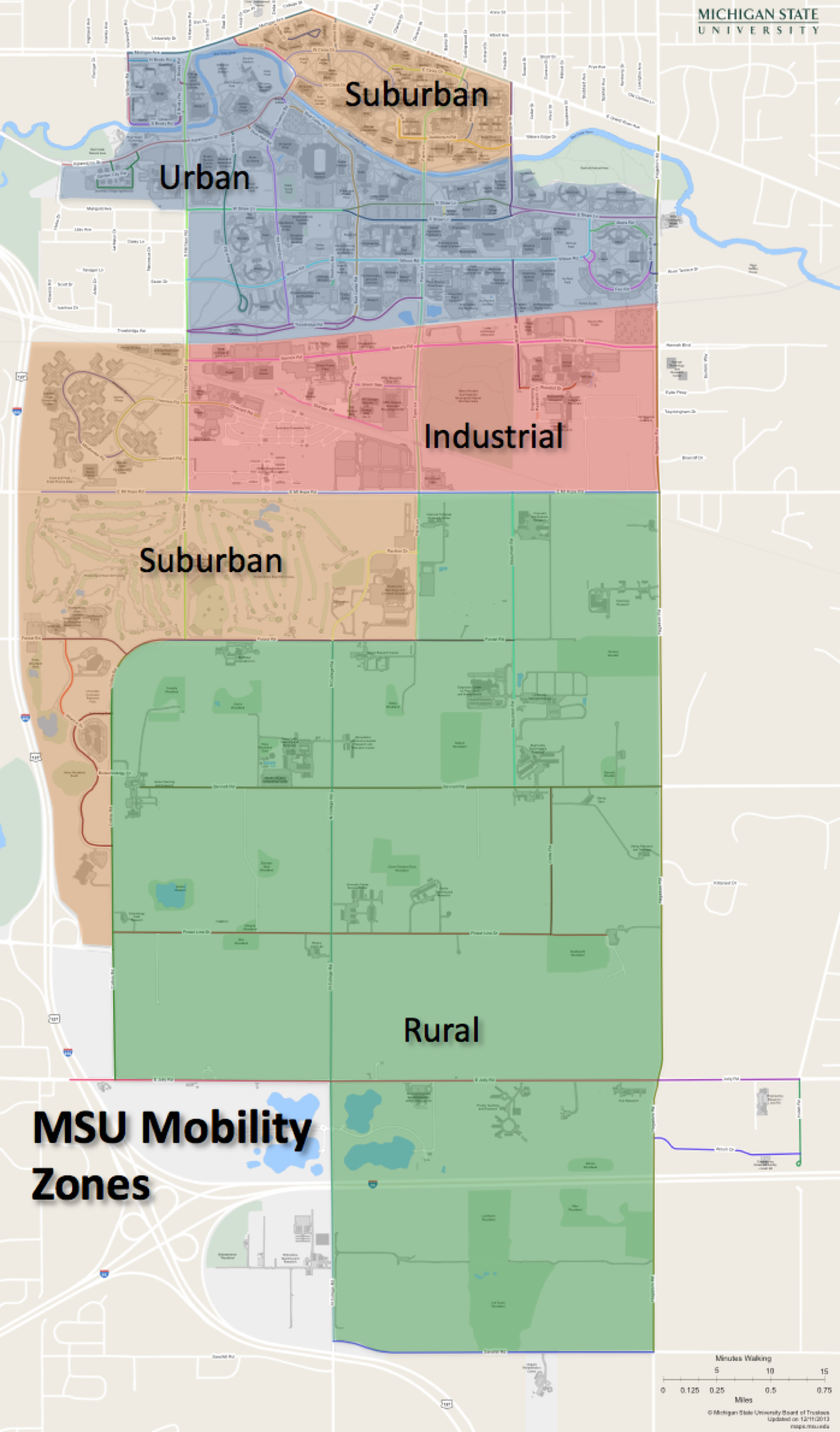 Campus Ecosystem MSU Mobility Michigan State University