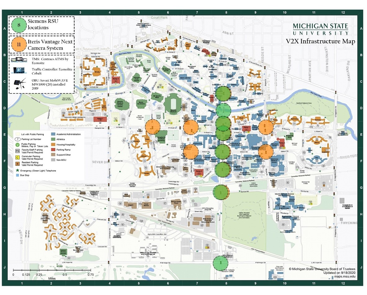 MSU Campus Map Printable