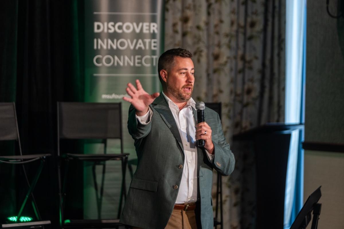 Judd Herzer gives a talk at MSU 2026 Mobility Summit